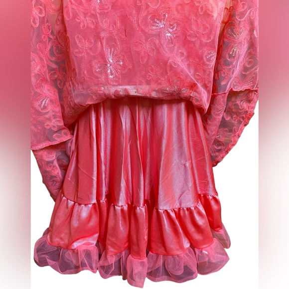 Knitworks Coral Dress with Gold Bow - Picture 3 of 6